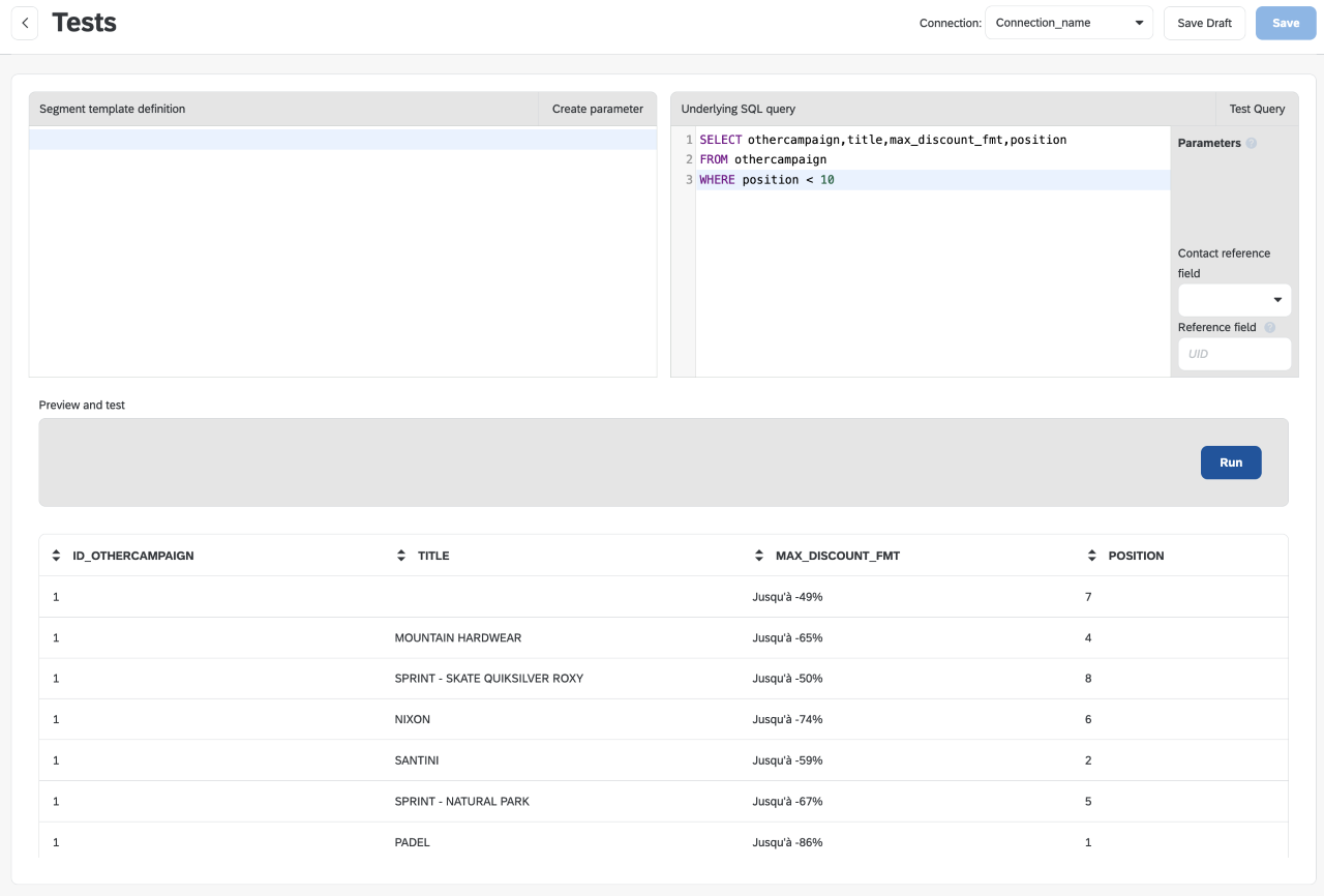 ESL examples using relational data – Emarsys ESL